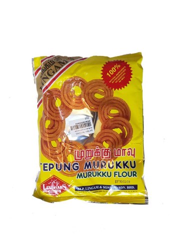 Lingam Muruku Flour(Spicy) 500G
