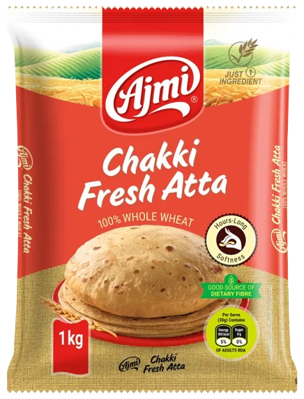 AJMI CHAKKI FRESH ATTA 1 KG