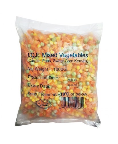 Mixed Vegetable 1Kg Frozen