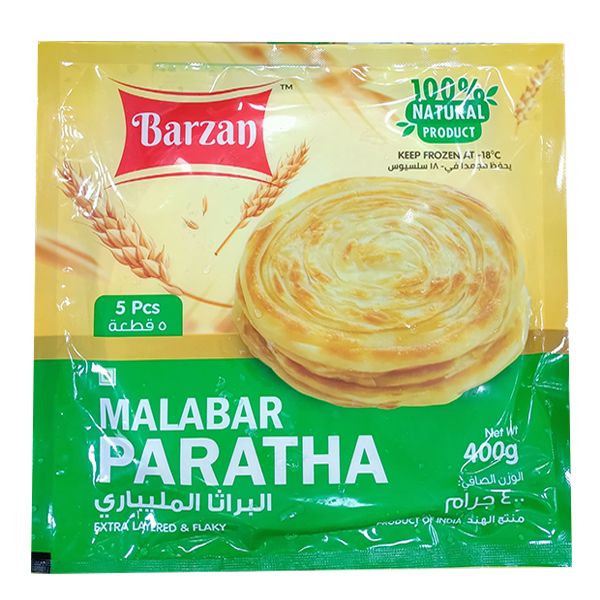 Barzan Malabar Parotta 400gm Frozen
