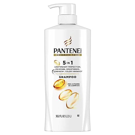 Pantene Advanced Care Shampoo 5 in 1 Pro-vitamin B5 Complex 38.2 Oz