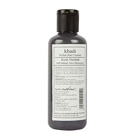 Khadi India Kesh Vardhak Hair Cleanser 210Ml