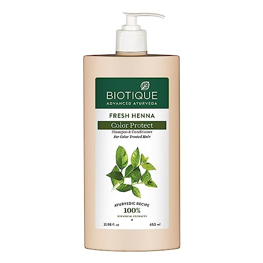Biotique Bio Henna Leaf Fresh Texture Shampoo & Conditioner 650ml