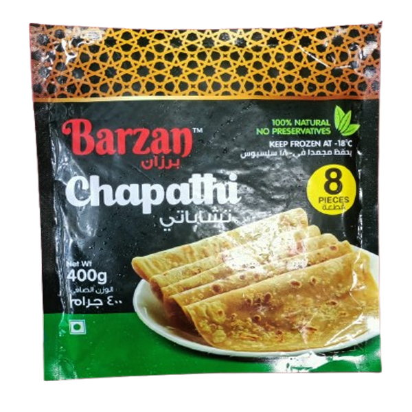 Barzan Chapathi 8Pc's  400g