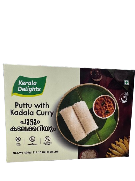 KERALA DELIGHTS PUTTU & KADALA CURRY 400 GM FROZEN