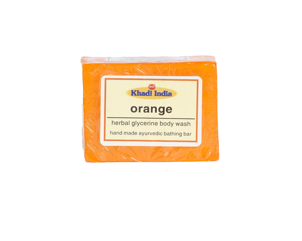 Khadi India Orange Soap 125Gm