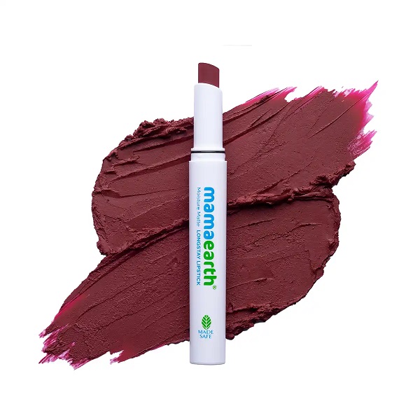 Mamaearth Moisture Matte Longstay Lipstick Avocado Oil & Vitamin E ( 02 Plum Punch ) 2g