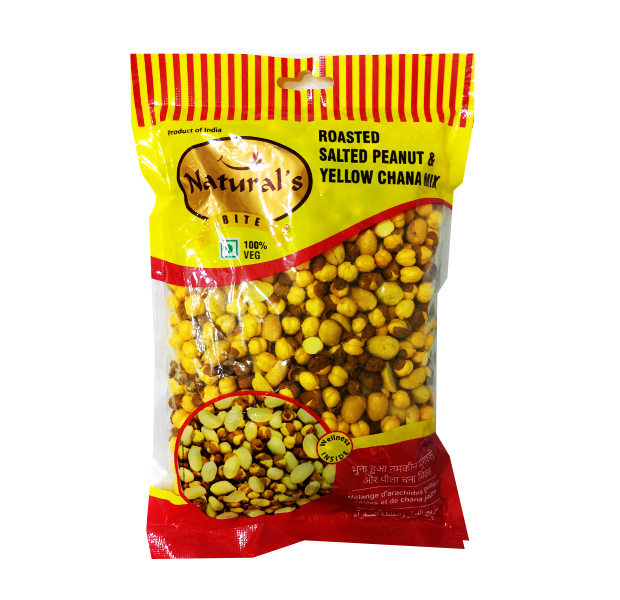 Natural's Bite Roasted Chana & Salted Peanut 200gm