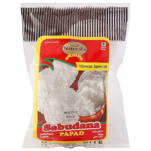 Natural's Bite Sabudana Upvas Roasted Papad 100g