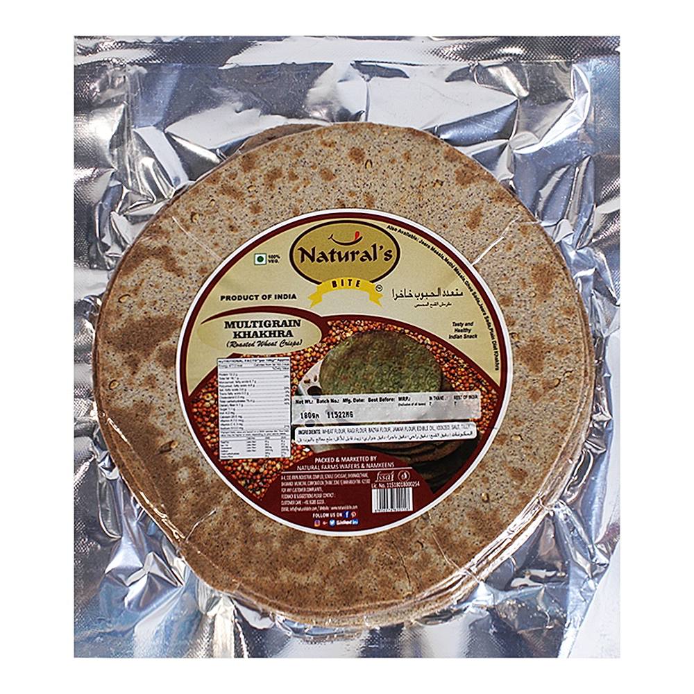 Natural's Bite Khakhra Multigrain 180g