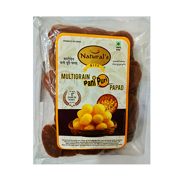 Natural's Bite Multigrain Pani Puri Papad 200g