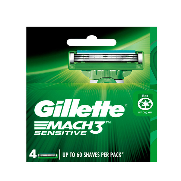 Gillette Mach3 Sensitive 4 Cartridge