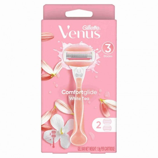 Gillette Venus Comfortglide White Tea Women's Razor 1 + 2Blade