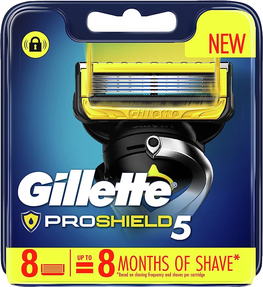 Gillette Fusion Proshield Manual Razor Blades, 8's