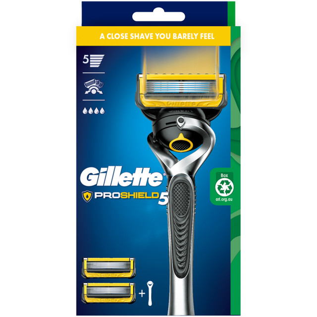 Gillette Proshield 5 Flexball Razor with 2 Blade