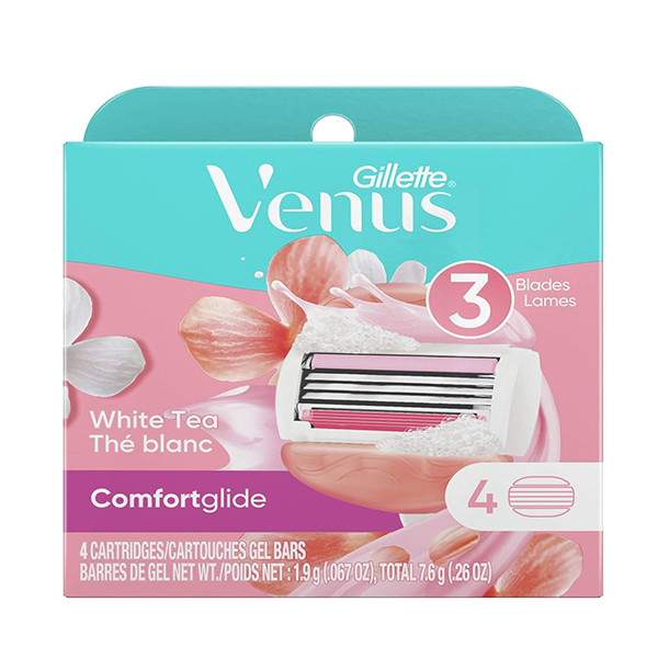 Gillette Venus Comfortglide White Tea Women's 4 Cartridges