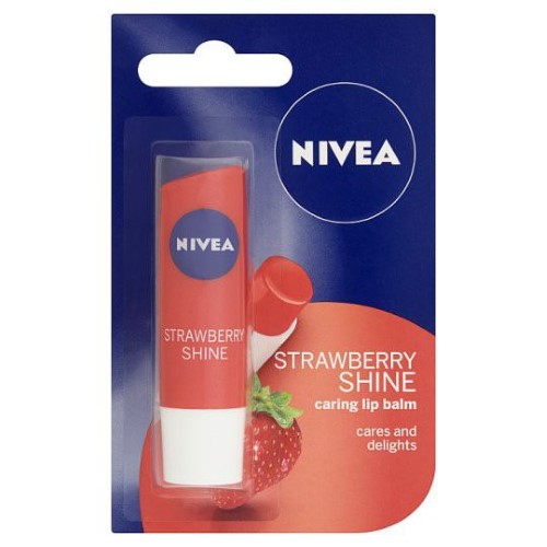 Nivea Strawberry Shine Lip Balm 5.5ml