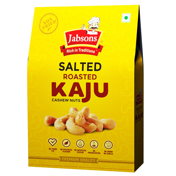 Jabsons Salted Roasted Kaju (Cashew Nuts) 200gm