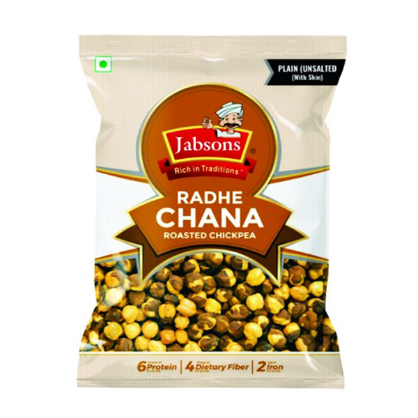 Jabsons Roasted Radhe Chana Plain 200gm