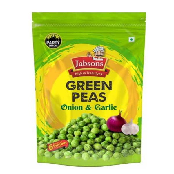 Jabsons Green Peas Onion & Garlic 400Gm