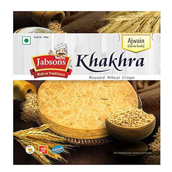 Jabsons Khakhra Ajwain 180gm