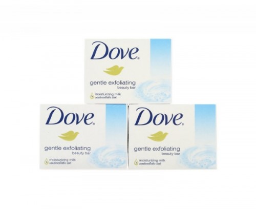 Dove Soap Exfoliating 100G X 3