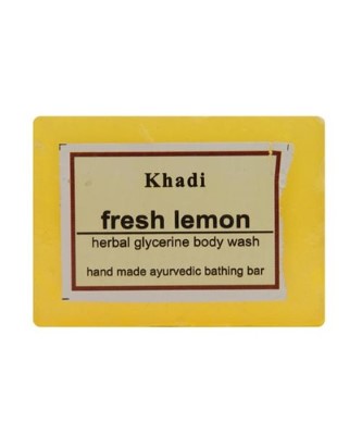 Khadi India Fresh Lemon Soap 125Gm