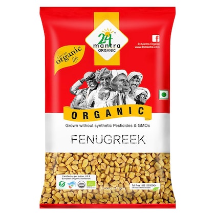 24 MANTRA ORGANIC FENUGREEK SEED 100 GM