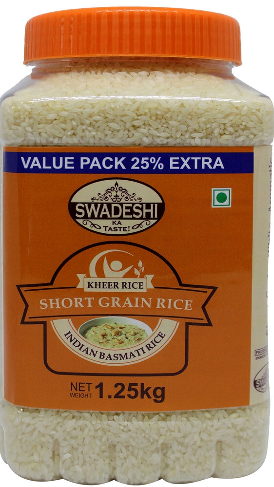 Swadeshi Short Grain Rice(Kheer Rice) 1.25kg