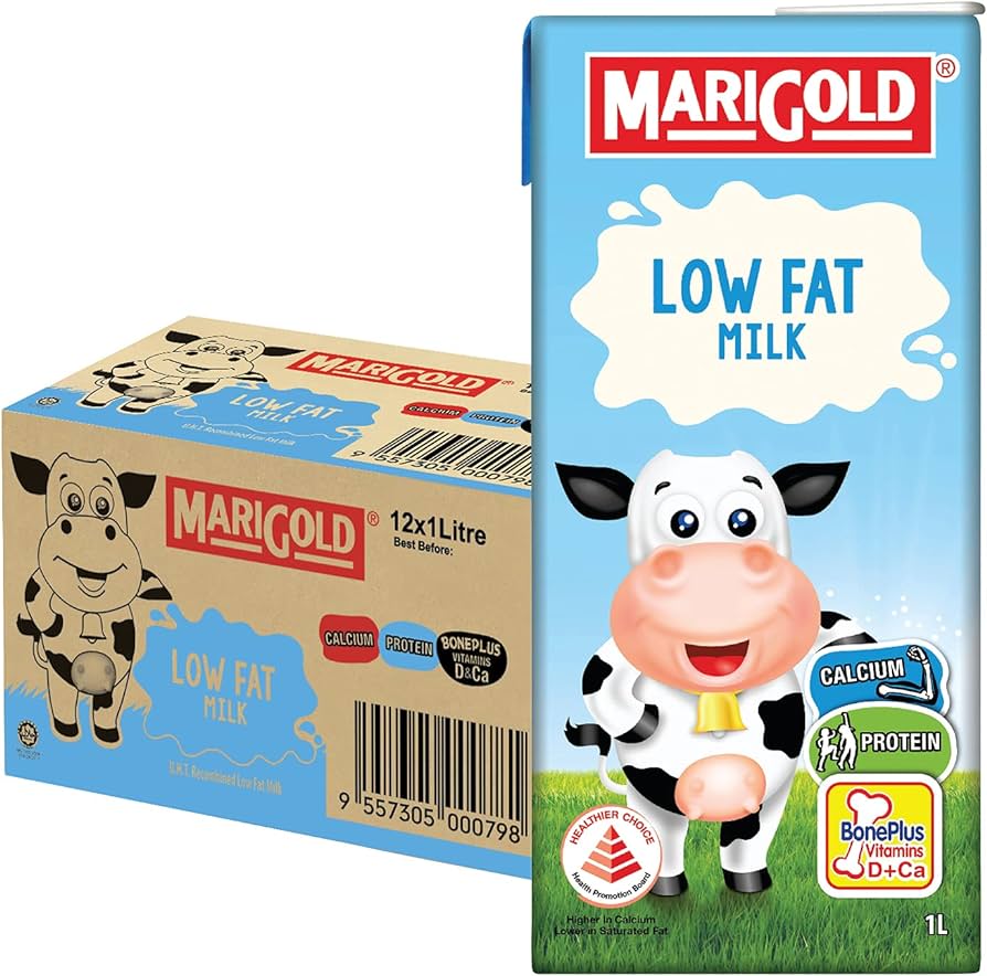 Marigold Low Fat Milk 1 Carton (12 x 1Ltr)